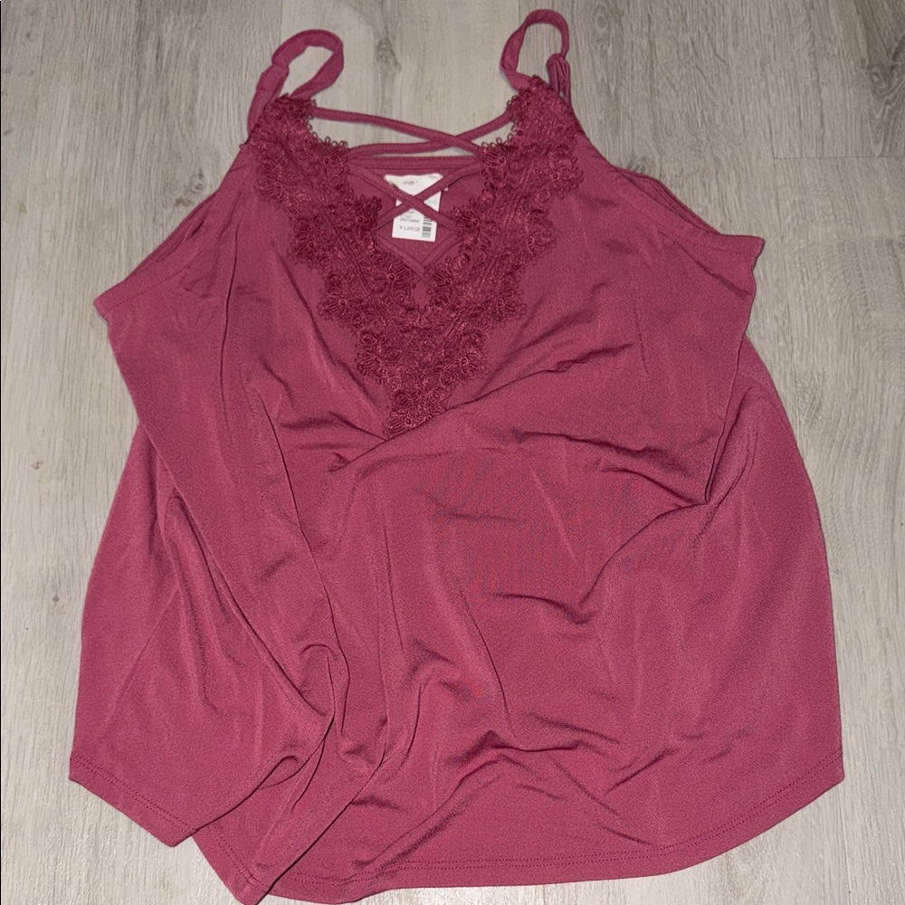 Women’s Maurice’s Elegant Lace Trim Top